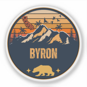 Adesivo Byron, Califórnia
