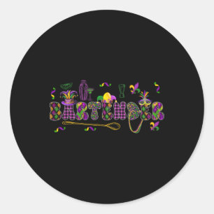 Adesivo Byrtender Mardi Gras Símbolos Mascarados Jester Ha