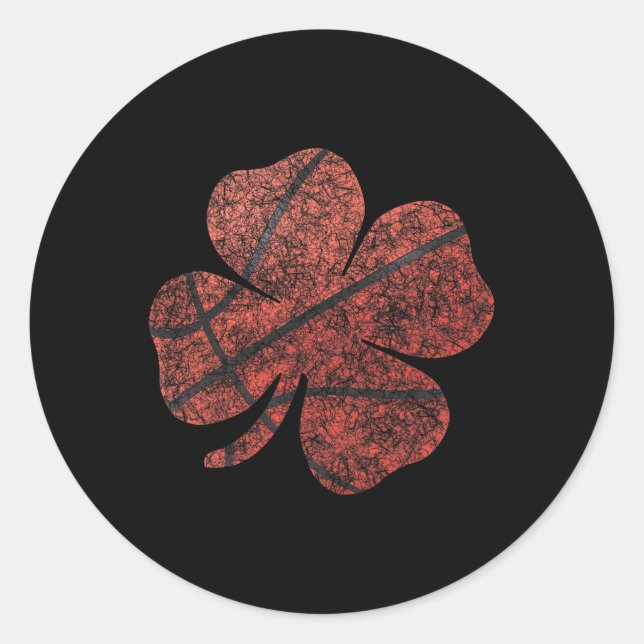 Adesivo Bysketbyll Dia de São Patrício Boys Men Shamrock (Frente)