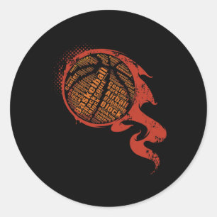 Adesivo Bysketbyll Players Bysketbyll Team Graphical Sport