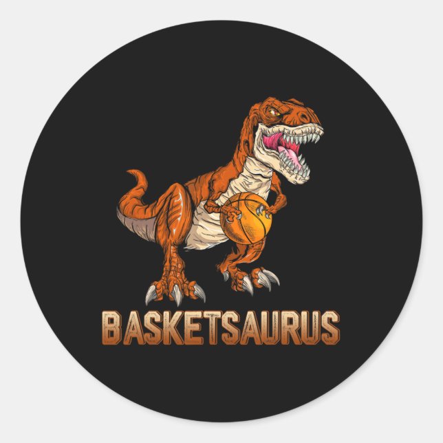 Adesivo Bysketsaurus Dinossaur Byller T-rex Dino Brincando (Frente)