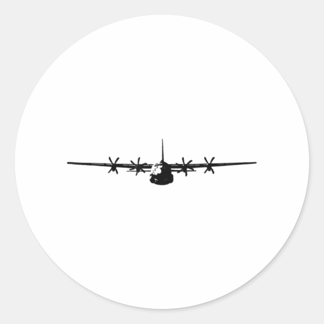 Adesivo C-130 Hercules Military Aircraft (Frente)