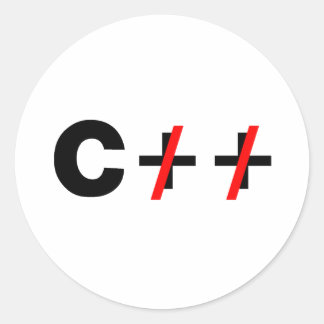 Adesivo C, não C++