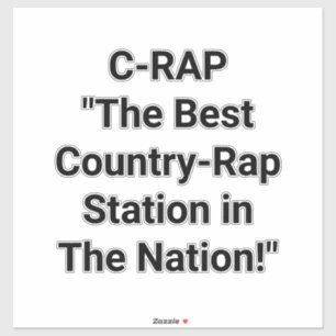 Adesivo C-Rap Country-Rap Hankamer Artjunkhaus Splash-Art
