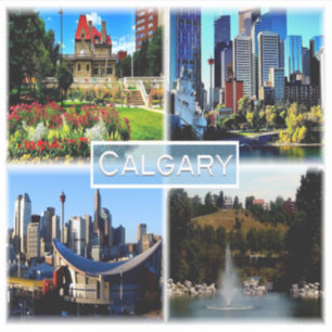 Adesivo CA Alberta - Calgary - Jardim do Sangue Azul -