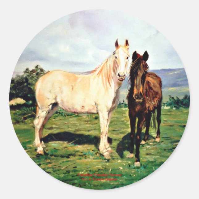 Adesivo Caballos/Cabalos/Horses (Frente)