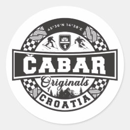 Adesivo Čabar Originais