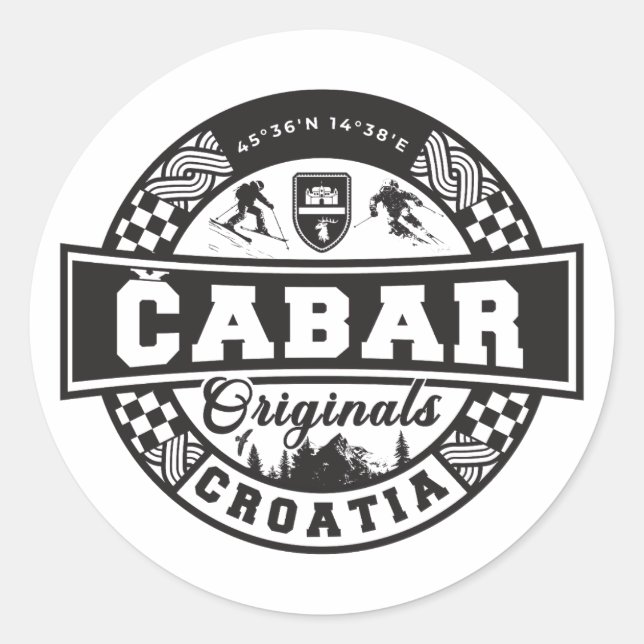 Adesivo Čabar Originals (Frente)
