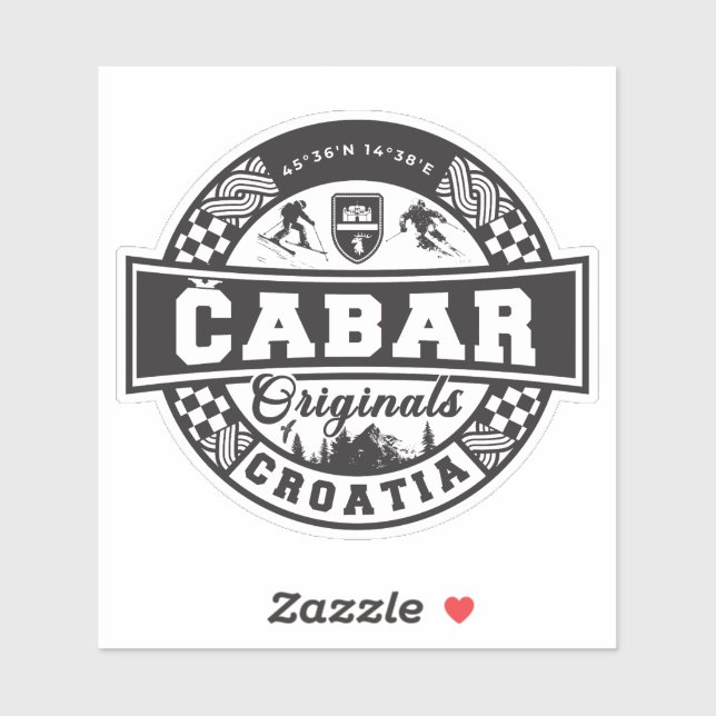 Adesivo Čabar Originals (Folha)