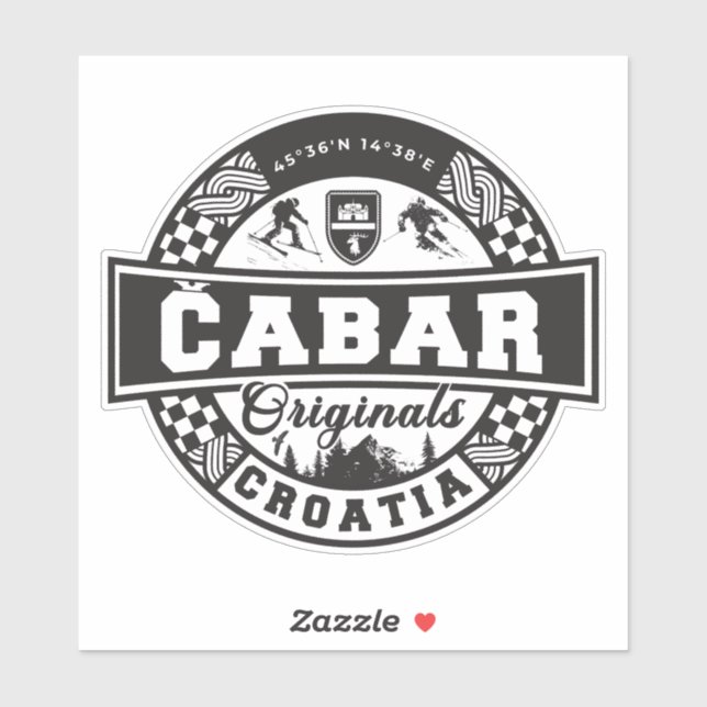 Adesivo Čabar Originals (Folha)