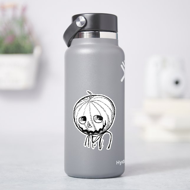 Adesivo Cabeça de abóbora de Halloween (HidroFlask)