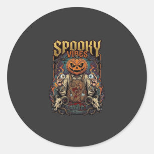 Adesivo Cabeça de Abóbora de Halloween Spooky Vires Segura