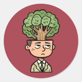 Adesivo Cabeça de Árvore