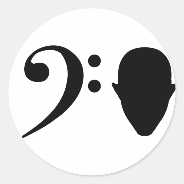 Adesivo Cabeça de Bass (Frente)