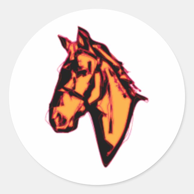 Adesivo Cabeça de Cavalo (Frente)