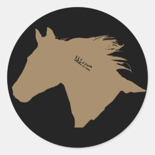 Adesivo Cabeça de Cavalo Mustang