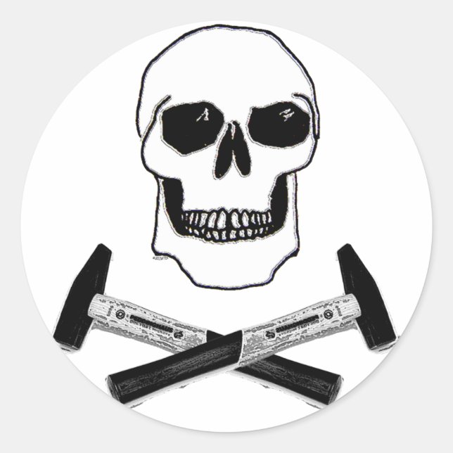 Adesivo Cabeça de Hammer (Frente)