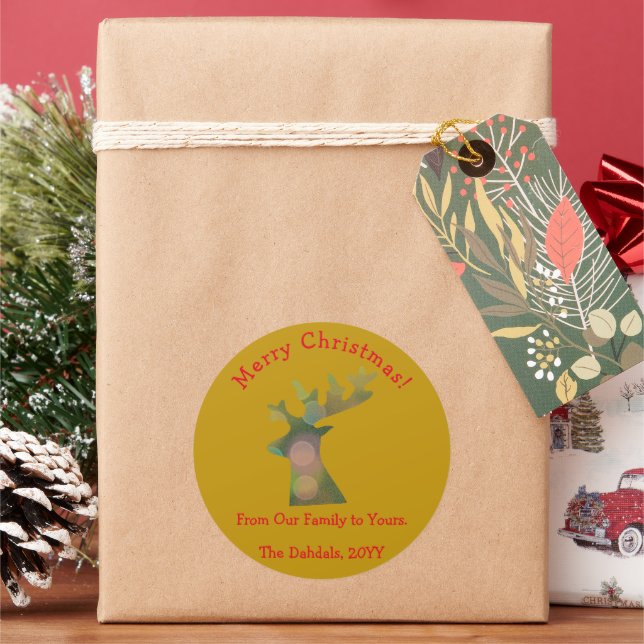 Adesivo Cabeça de Rebelde de Natal Personalizada Vermelha  (Feriado)