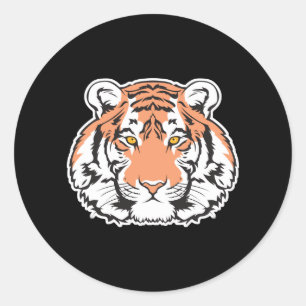 Adesivo Cabeça de tigre-de-bengala