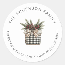 Adesivo Cabeça de Xadrez de Buffalo - Retorno Branco