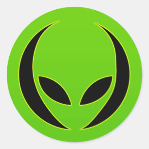 Adesivo Cabeça do Extraterrestrial