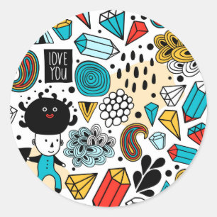 Adesivo Cabeça louca