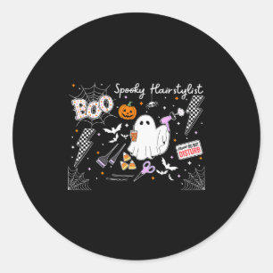 Adesivo Cabelereiro de Halloween Fantasma Assustador Cosmé