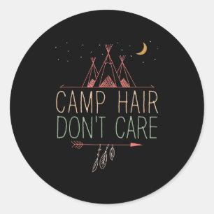 Adesivo Cabelo De Camp Não Se Importa Com A Tripulação De