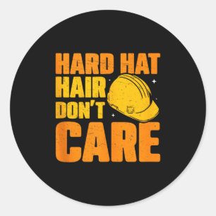 Adesivo Cabelo de Capacete Não Me Importa Gerente de Const