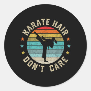 Adesivo Cabelo de Karate Não Liga Cabelo de Karate Garota