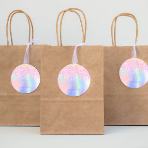 Adesivo Cabelo de maquilhagem de glitter unicórnio hologr