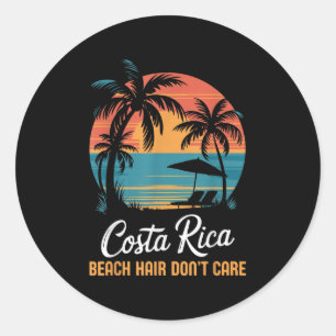 Adesivo Cabelo de Praia Não Se Importa Com Férias Tropicai