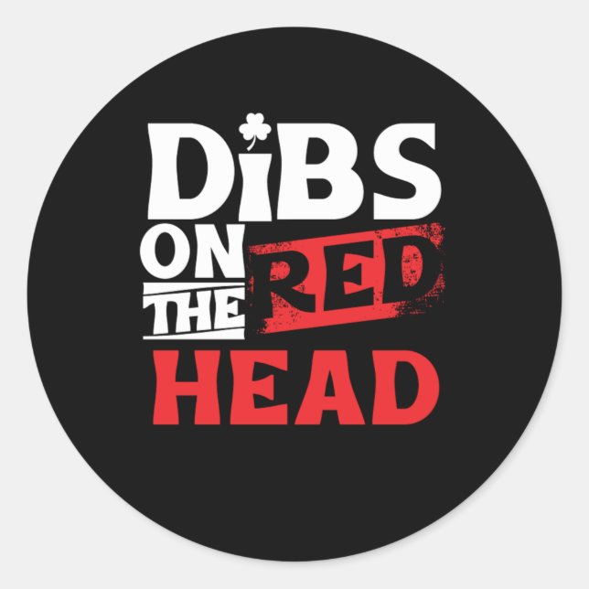 Adesivo Cabelo Vermelho Cabelo Vermelho Cabeça Vermelha Ca (Frente)