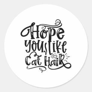 Adesivo Cabelos de gato gatos gatinho dizendo miau Gato ma