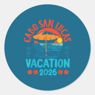 Adesivo Cabo San Lucas México 2026 Férias em Família Praia