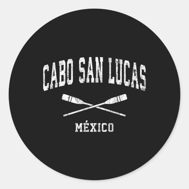 Adesivo Cabo San Lucas México Paddles Náuticos Oars Despor (Frente)