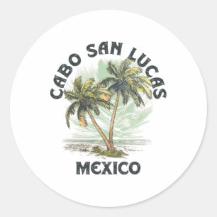 Adesivo Cabo San Lucas México Palmeiras Praia Vintage