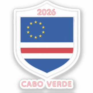Adesivo Cabo Verde Copa do Mundo 2026