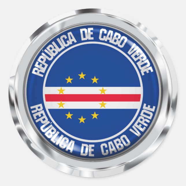 Adesivo Cabo Verde Round Emblem (Frente)