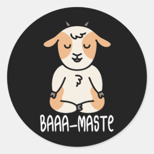 Adesivo Cabra de Ioga Pose de Lótus Iogue Mulheres Meditaç