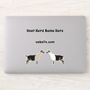 Adesivo Cabra Leiteira Alpina Personalizada