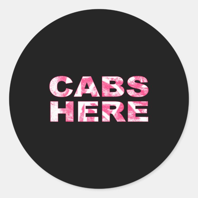 Adesivo Cabs Here Gym Tan Laundry New Jersey Gtl Garden  (Frente)