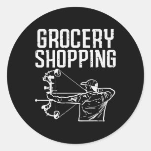 Adesivo Caça a Arcos Caçando Arqueiros Engraçados