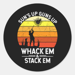 Adesivo Caça à Dove Engraçada - Estação de Caça à Pomba