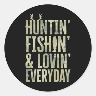 Adesivo Caça À Pesca Ama Todos Os Dias De Camisa1