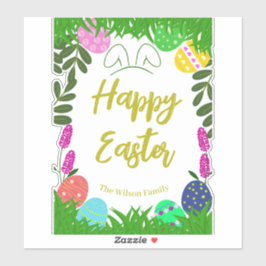 Adesivo Caça aos Ovos Decorativos do felz pascoa