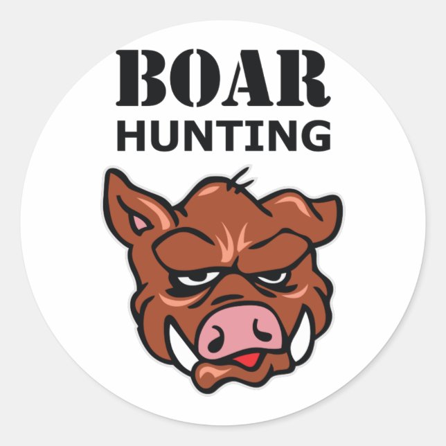 ADESIVO CAÇA DE BOAR (Frente)