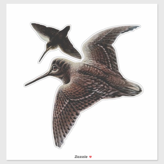 Adesivo Caça de madeira (Folha)