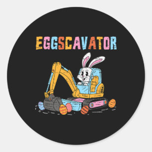 Adesivo Caça De Ovos De Páscoa Eggscavator Para
