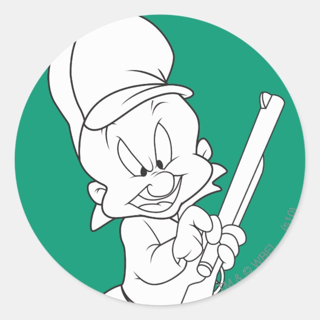 Adesivo Caça ELMER FUDD™ (Frente)